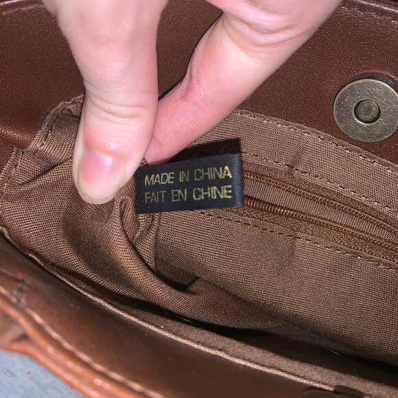 Esprit Convertible Plaid Woven Straw Backpack Bag With Faux Leather Straps - Picture 6 of 6